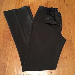 Size 4, Olive green Express columnist dress pant